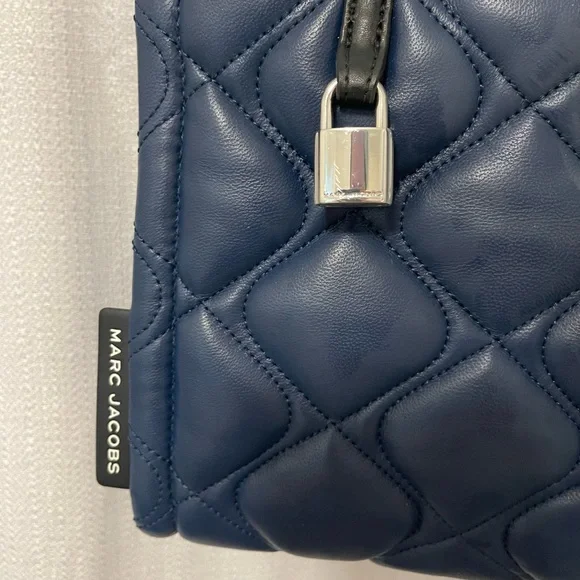 Marc Jacobs Blue Quilted Women's Bag - Picture 4 of 16